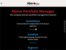 Tablet Screenshot of above.com